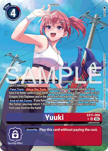 Yuuki [EX11-069] (Alternate Art) [Dawn of Liberator] | Total Play