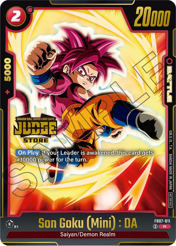 Son Goku (Mini) : DA (Judge Pack (Store Judge) 05) [Fusion World Tournament Cards] | Total Play