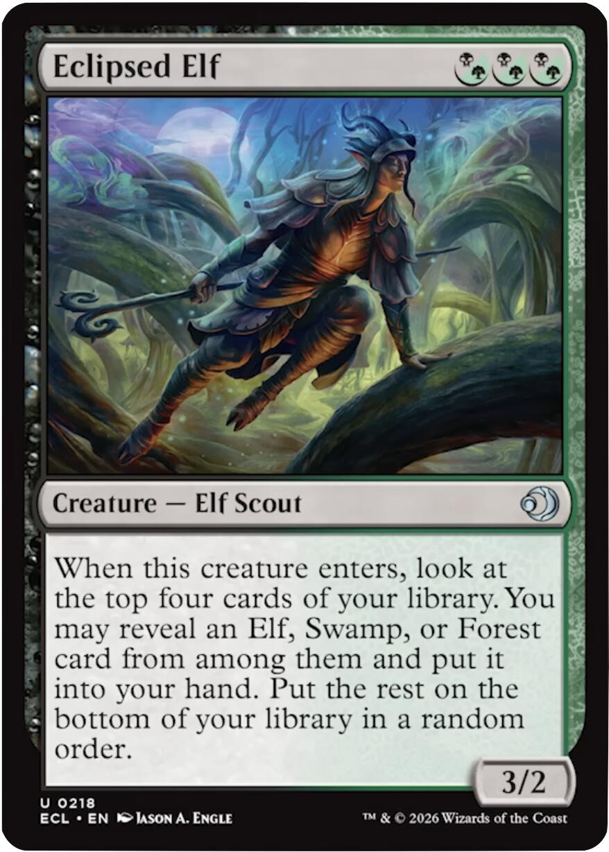 Eclipsed Elf [Lorwyn Eclipsed] | Total Play
