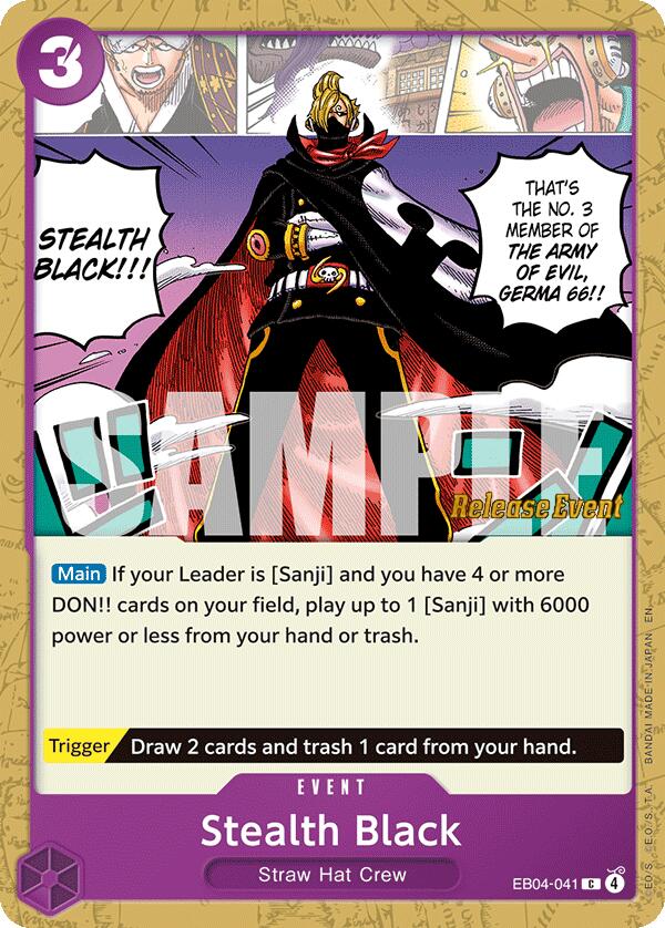 Stealth Black [The Azure Sea's Seven Release Event Cards] | Total Play