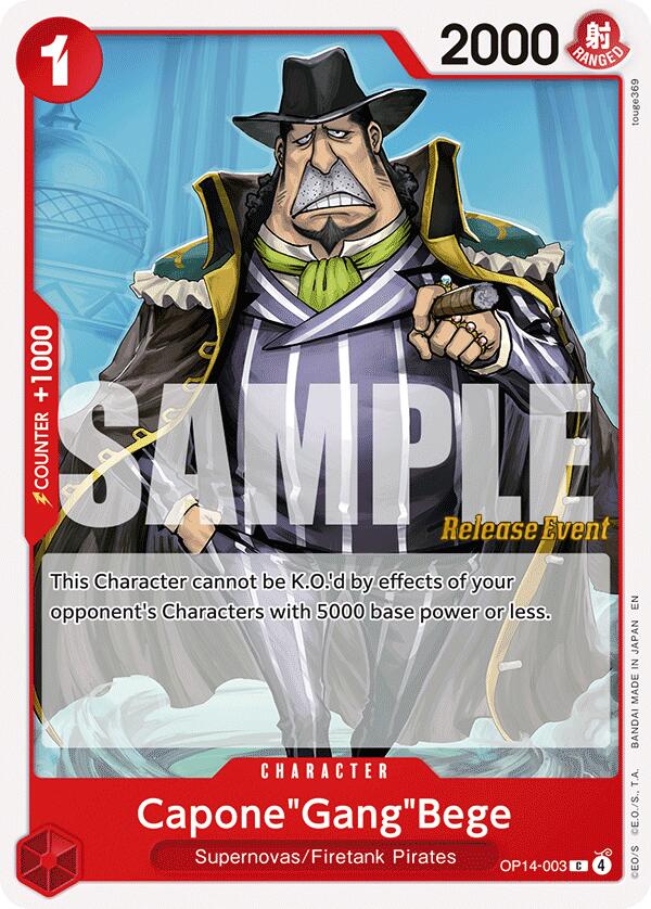 Capone"Gang"Bege [The Azure Sea's Seven Release Event Cards] | Total Play