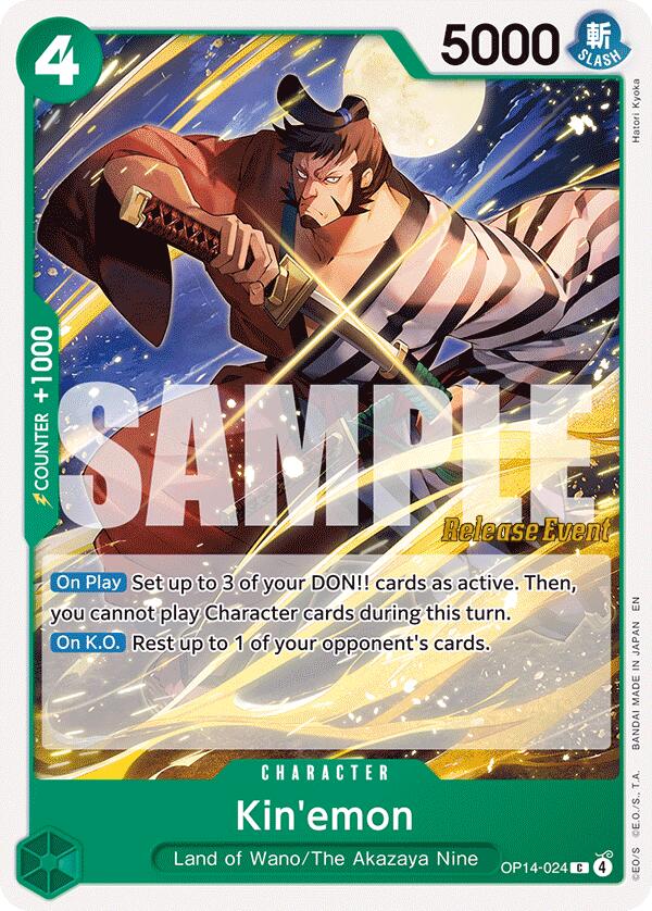Kin'emon [The Azure Sea's Seven Release Event Cards] | Total Play