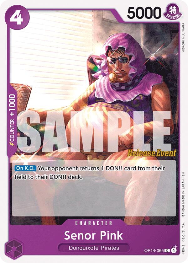 Senor Pink [The Azure Sea's Seven Release Event Cards] | Total Play