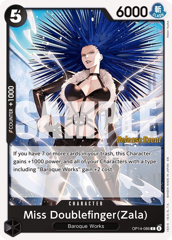 Miss Doublefinger(Zala) [The Azure Sea's Seven Release Event Cards] | Total Play