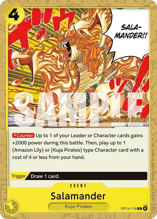 Salamander [The Azure Sea's Seven Release Event Cards] | Total Play