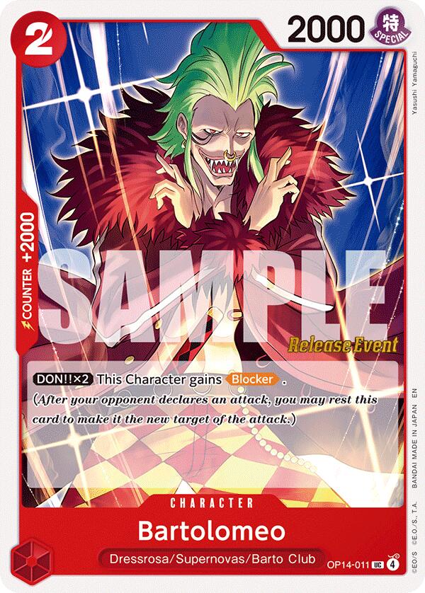 Bartolomeo [The Azure Sea's Seven Release Event Cards] | Total Play