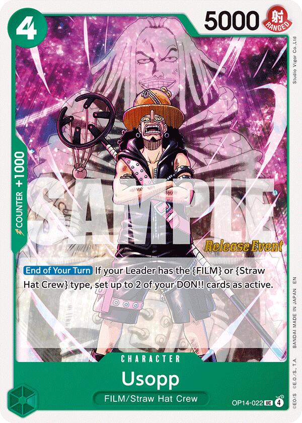 Usopp [The Azure Sea's Seven Release Event Cards] | Total Play