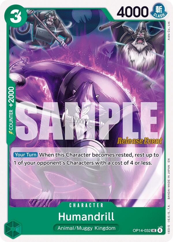 Humandrill [The Azure Sea's Seven Release Event Cards] | Total Play