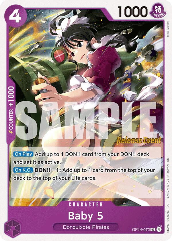 Baby 5 [The Azure Sea's Seven Release Event Cards] | Total Play