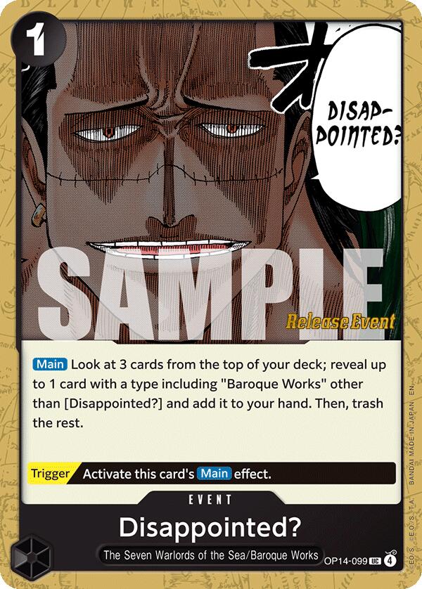 Disappointed? [The Azure Sea's Seven Release Event Cards] | Total Play