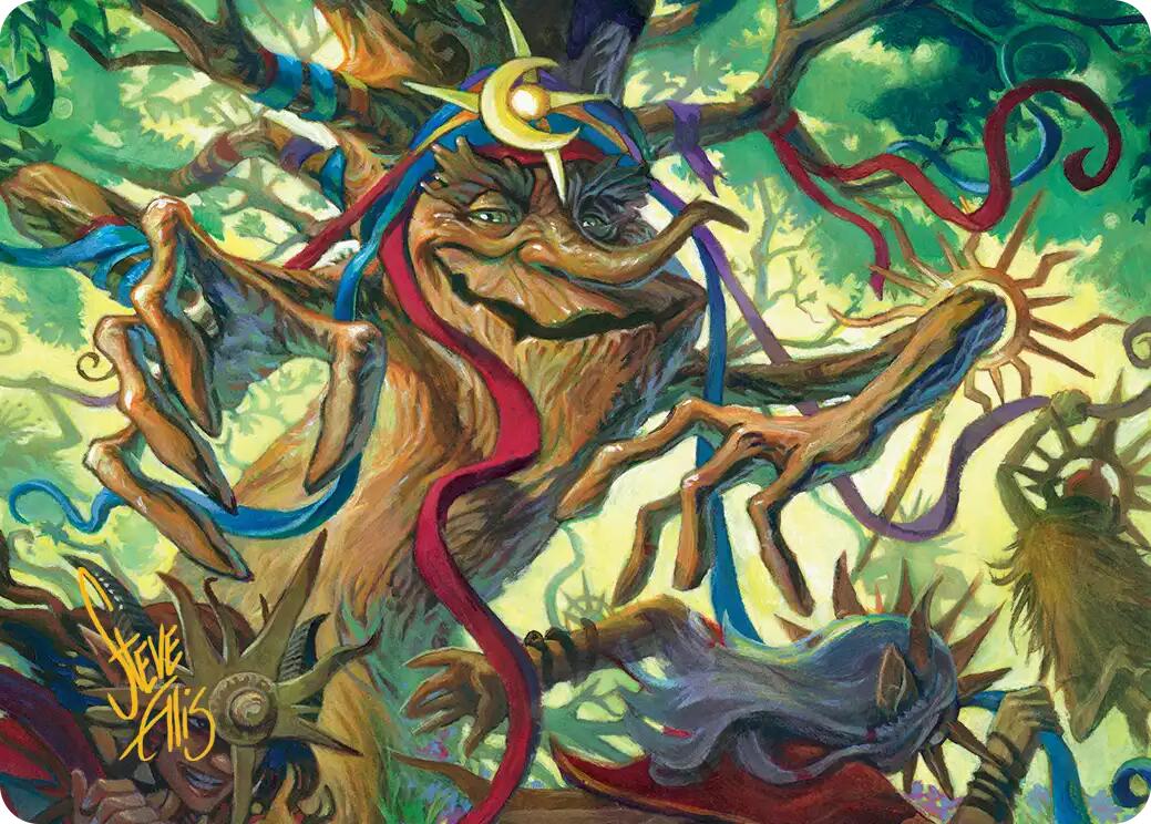 Sun-Dappled Celebrant Art Card (Gold-Stamped Signature) [Lorwyn Eclipsed Art Series] | Total Play