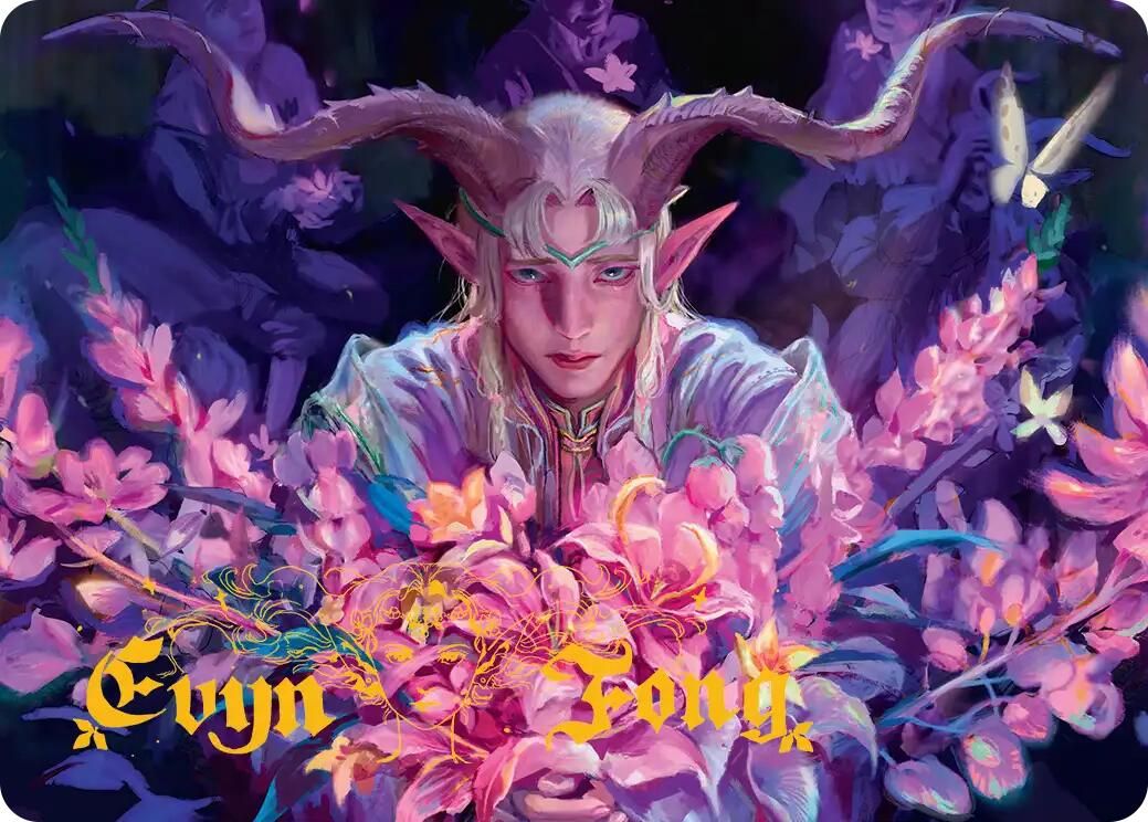 Dawnhand Eulogist Art Card (Gold-Stamped Signature) [Lorwyn Eclipsed Art Series] | Total Play