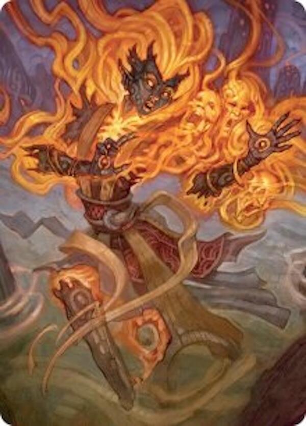 Ashling, Rekindled Art Card (33/54) [Lorwyn Eclipsed Art Series] | Total Play