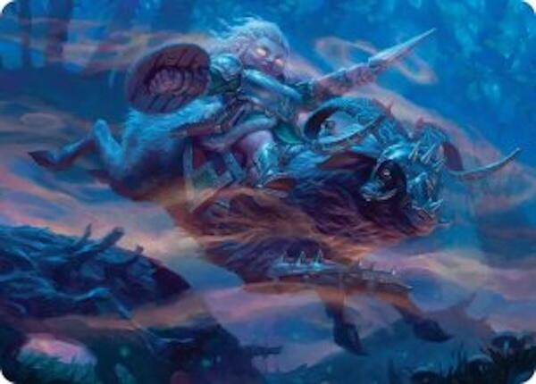 Bristlebane Outrider Art Card [Lorwyn Eclipsed Art Series] | Total Play
