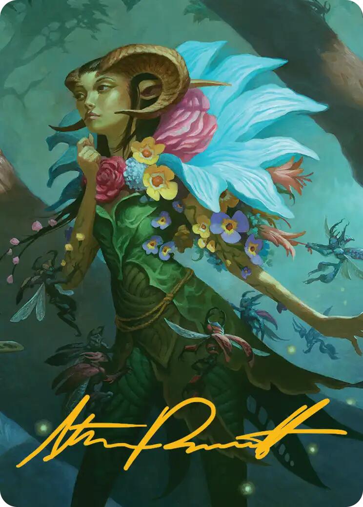 Maralen, Fae Ascendant Art Card (Gold-Stamped Signature) [Lorwyn Eclipsed Art Series] | Total Play