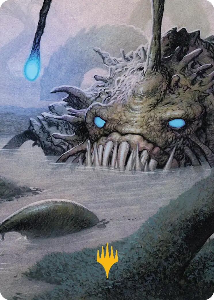 Deceit Art Card (Gold-Stamped Planeswalker Symbol) [Lorwyn Eclipsed Art Series] | Total Play
