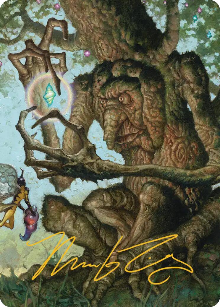 Faeburrow Elder Art Card (Gold-Stamped Signature) [Lorwyn Eclipsed Art Series] | Total Play