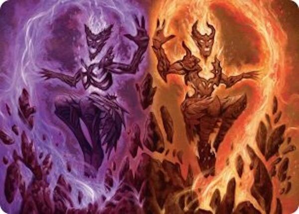 Fire Covenant Art Card [Lorwyn Eclipsed Art Series] | Total Play