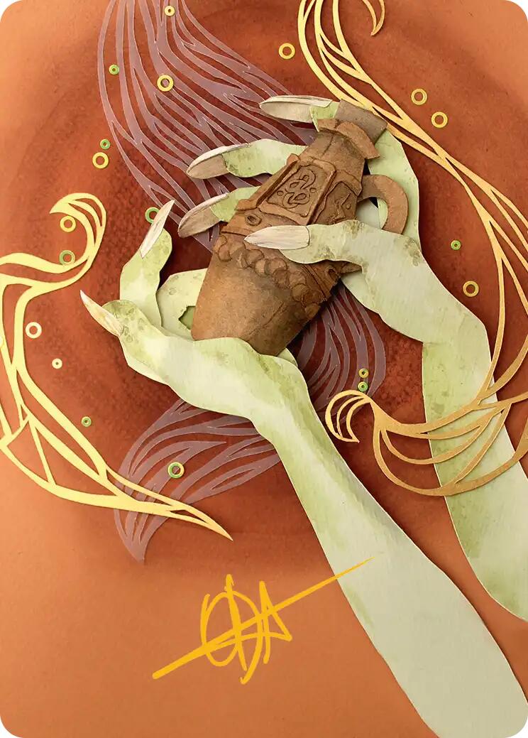 Thousand-Year Elixir Art Card (Gold-Stamped Signature) [Lorwyn Eclipsed Art Series] | Total Play
