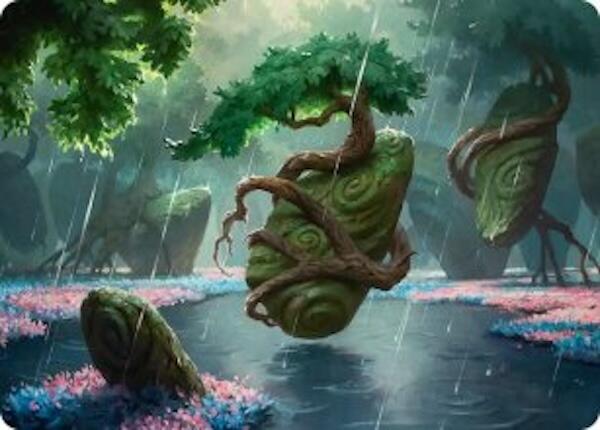 Rain-Slicked Copse Art Card [Lorwyn Eclipsed Art Series] | Total Play