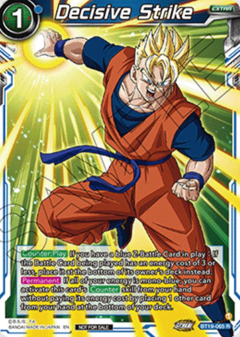 Decisive Strike (Ultra-Bout Series Tournament Pack Vol.1) (BT19-065) [Tournament Promotion Cards] | Total Play