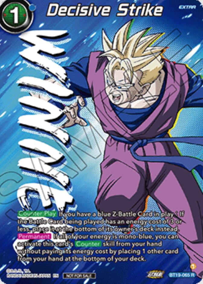 Decisive Strike (Ultra-Bout Series Tournament Pack Vol.1) (Winner) (BT19-065) [Tournament Promotion Cards] | Total Play