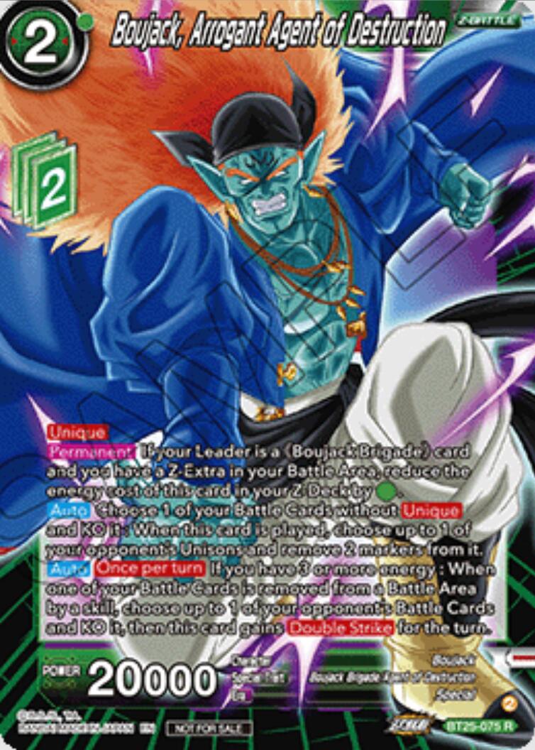 Boujack, Arrogant Agent of Destruction (Ultra-Bout Series Tournament Pack Vol.1) (BT25-075) [Tournament Promotion Cards] | Total Play