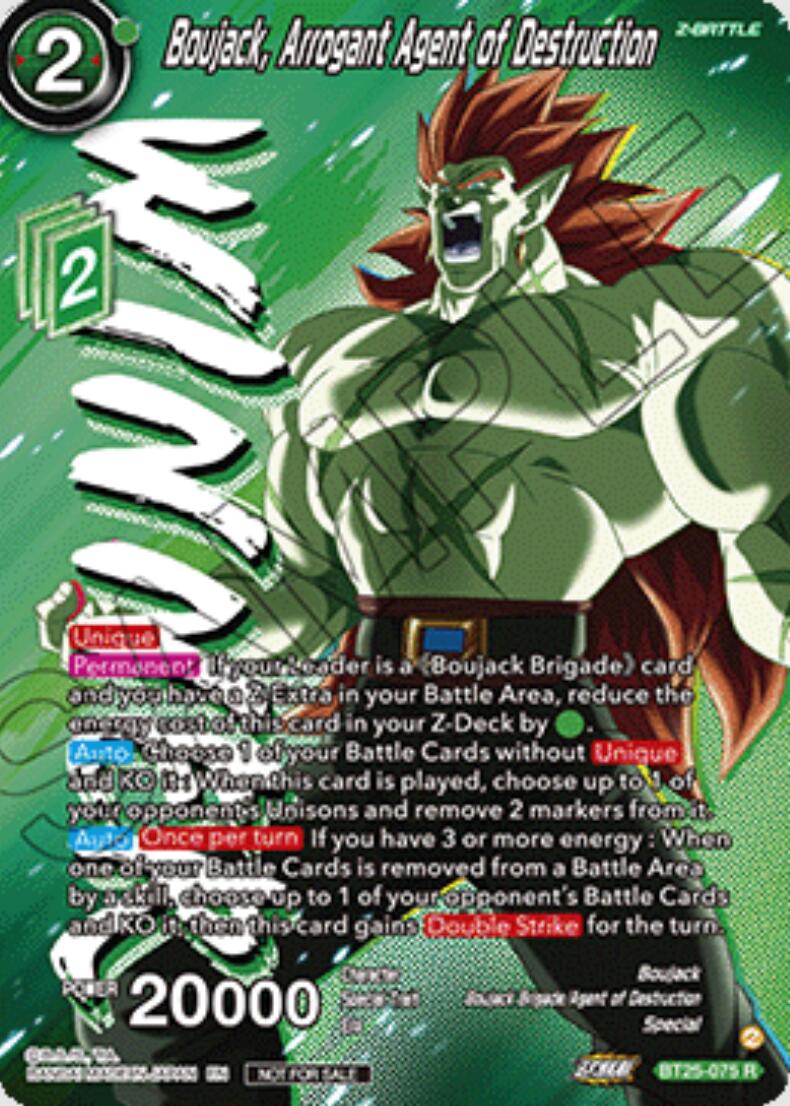 Boujack, Arrogant Agent of Destruction (Ultra-Bout Series Tournament Pack Vol.1) (Winner) (BT25-075) [Tournament Promotion Cards] | Total Play