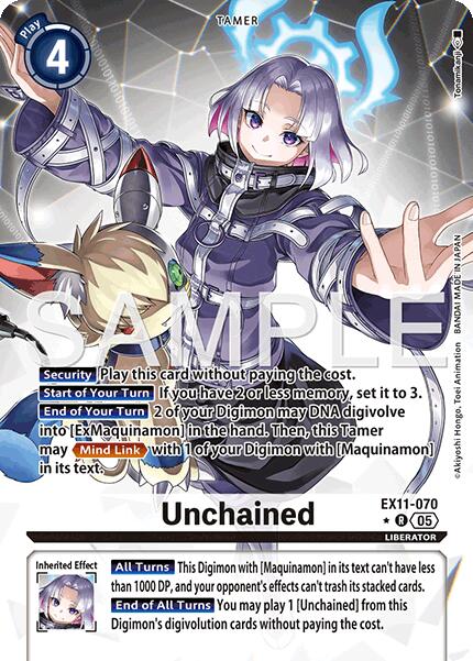 Unchained [EX11-070] (Alternate Art) [Dawn of Liberator] | Total Play