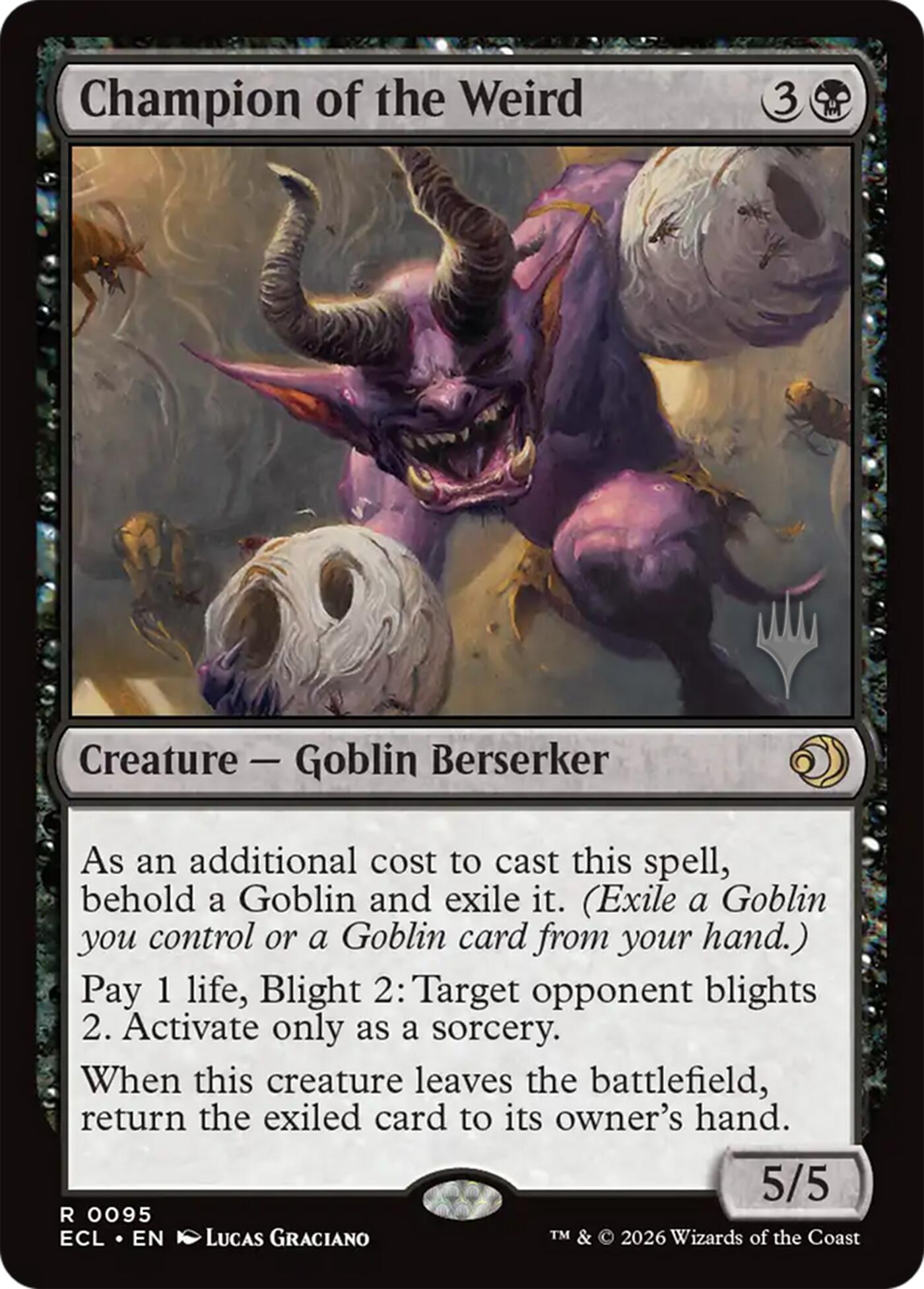 Champion of the Weird [Lorwyn Eclipsed Promos] | Total Play