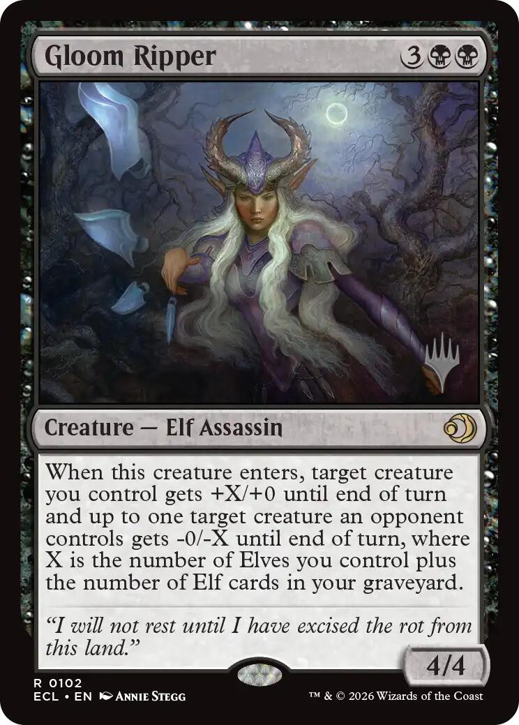 Gloom Ripper [Lorwyn Eclipsed Promos] | Total Play