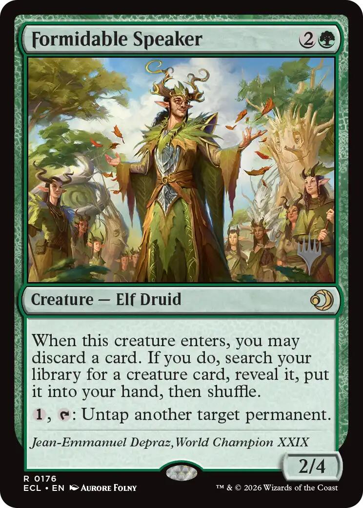 Formidable Speaker [Lorwyn Eclipsed Promos] | Total Play