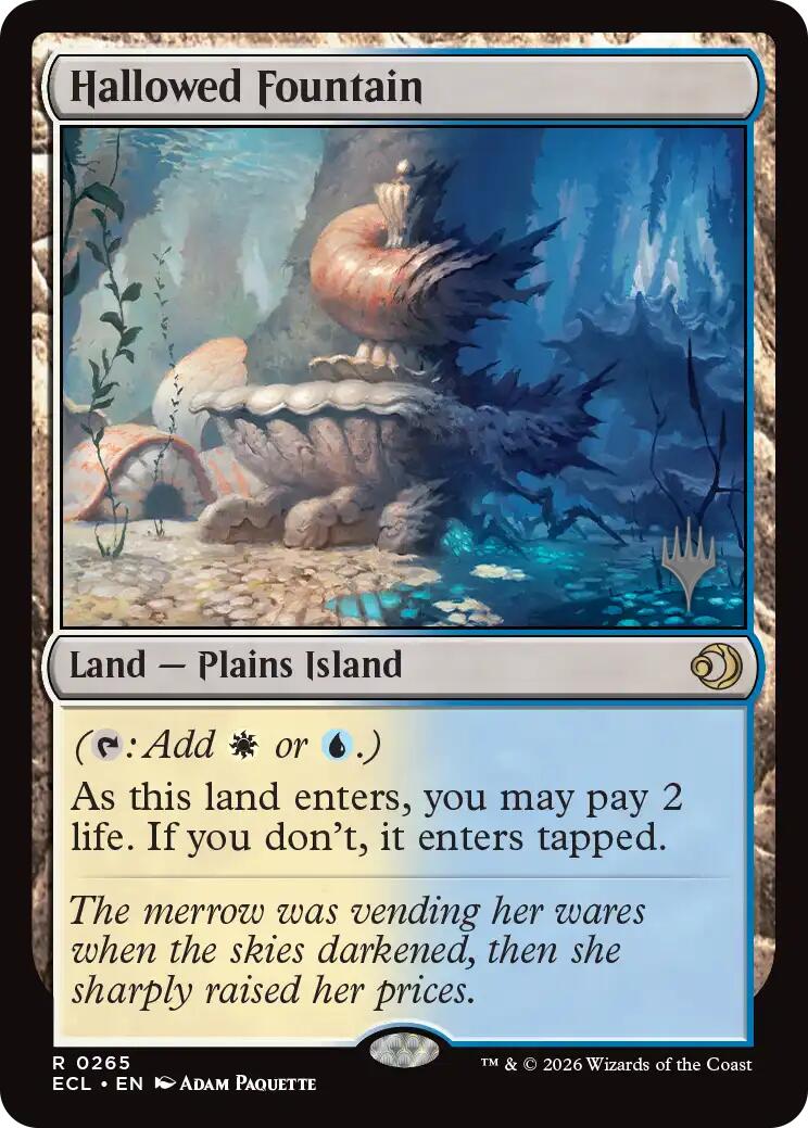 Hallowed Fountain [Lorwyn Eclipsed Promos] | Total Play