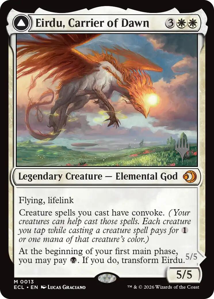 Eirdu, Carrier of Dawn [Lorwyn Eclipsed Promos] | Total Play