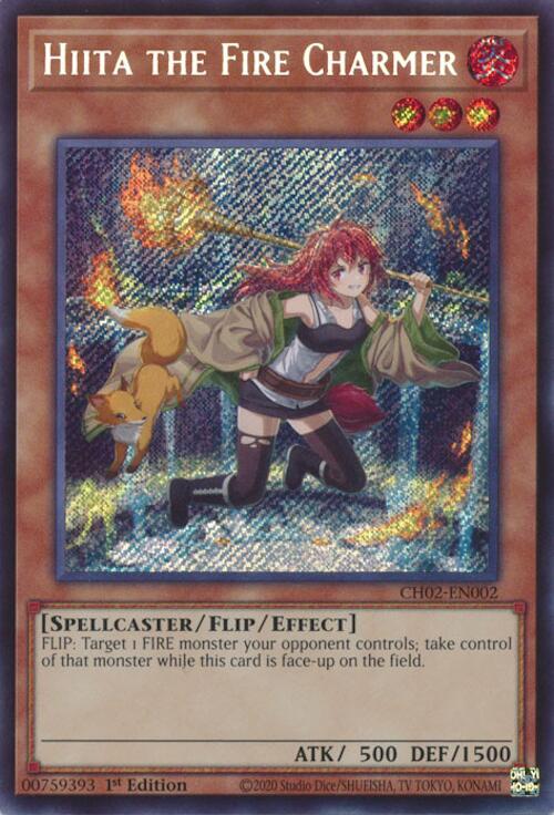 Hiita the Fire Charmer [CH02-EN002] Secret Rare | Total Play