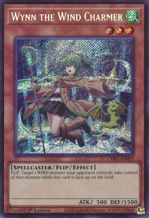 Wynn the Wind Charmer [CH02-EN003] Secret Rare | Total Play