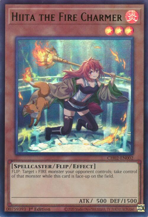 Hiita the Fire Charmer (Ultra Rare) [CH02-EN002] Ultra Rare | Total Play