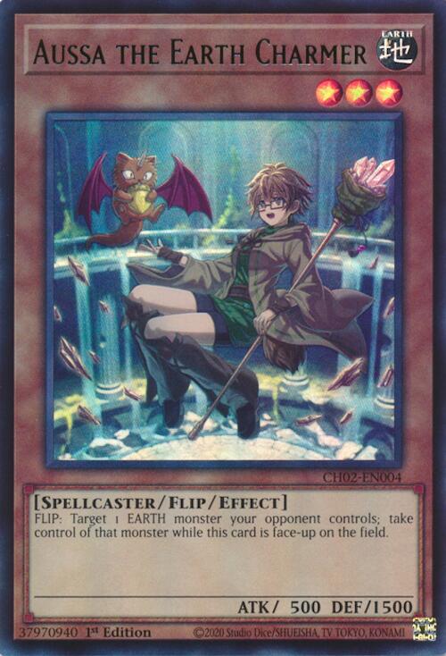 Aussa the Earth Charmer (Ultra Rare) [CH02-EN004] Ultra Rare | Total Play