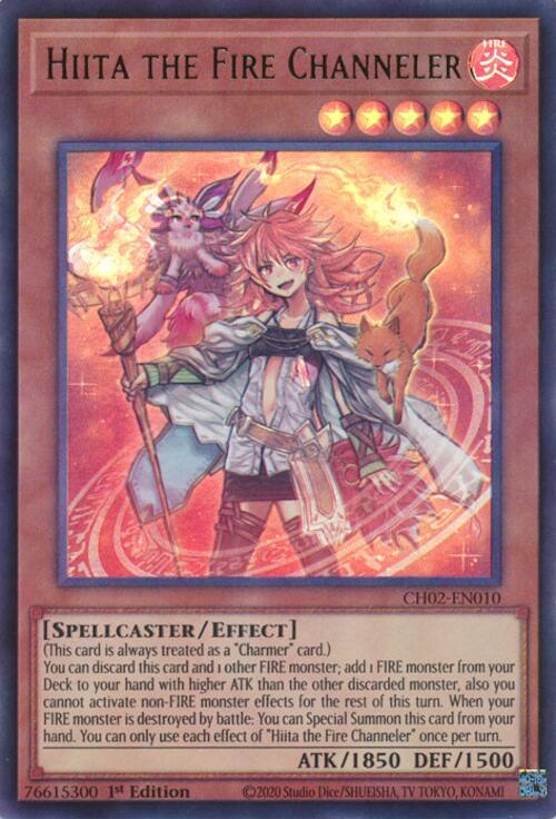 Hiita the Fire Channeler [CH02-EN010] Ultra Rare | Total Play