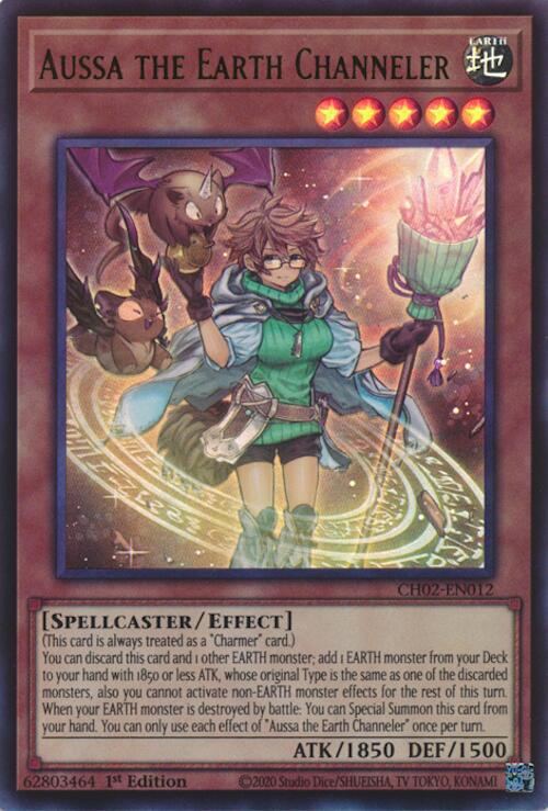 Aussa the Earth Channeler [CH02-EN012] Ultra Rare | Total Play