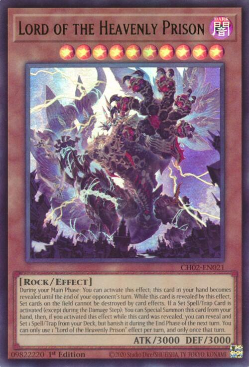 Lord of the Heavenly Prison [CH02-EN021] Ultra Rare | Total Play