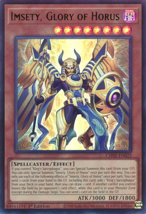 Imsety, Glory of Horus [CH02-EN022] Ultra Rare | Total Play