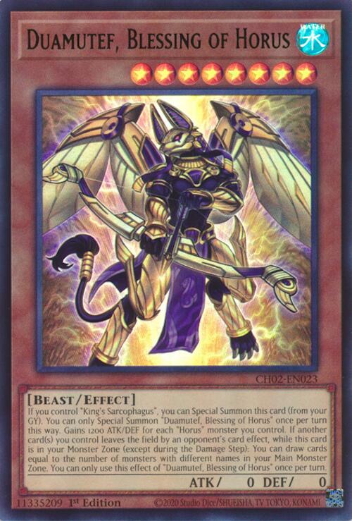 Duamutef, Blessing of Horus [CH02-EN023] Ultra Rare | Total Play