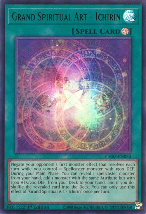 Grand Spiritual Art - Ichirin [CH02-EN030] Ultra Rare | Total Play