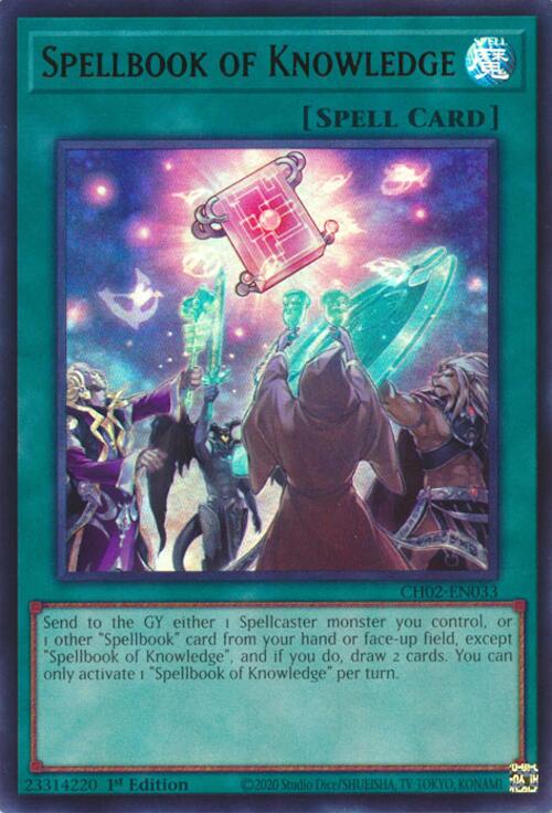 Spellbook of Knowledge [CH02-EN033] Ultra Rare | Total Play