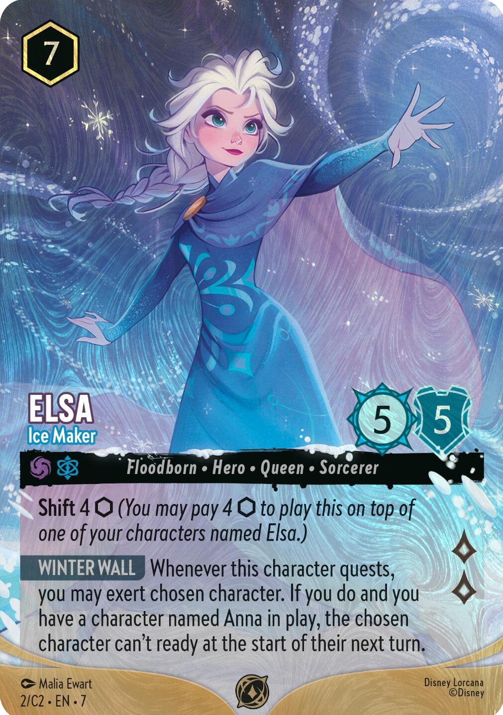 Elsa - Ice Maker (Foil) (2) [Promo Cards] | Total Play
