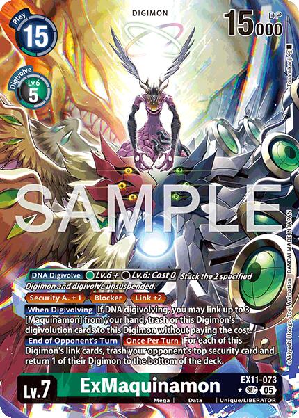 ExMaquinamon [EX11-073] (Alternate Art) [Dawn of Liberator] | Total Play