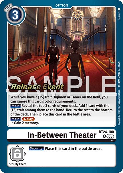 In-Between Theater [BT24-100] [Time Stranger Release Events Cards] | Total Play