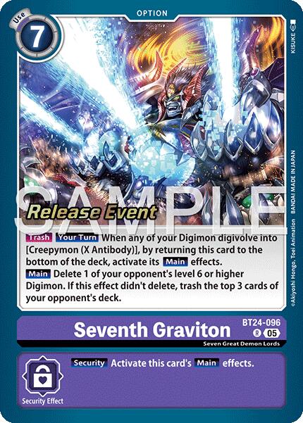 Seventh Graviton [BT24-096] [Time Stranger Release Events Cards] | Total Play