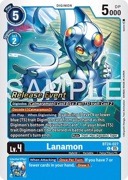 Lanamon [BT24-027] [Time Stranger Release Events Cards] | Total Play